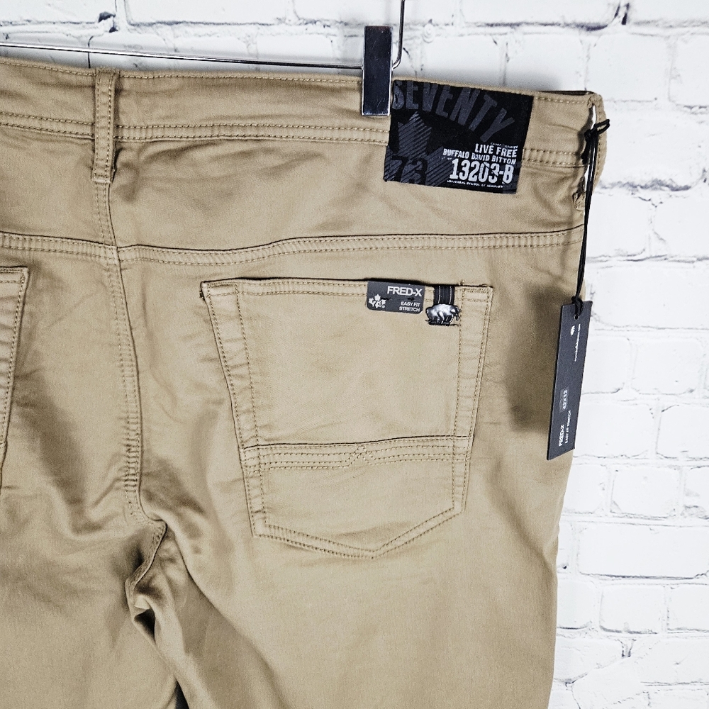 BUFFALO | Fred-X Easy Fit stretch khaki pants